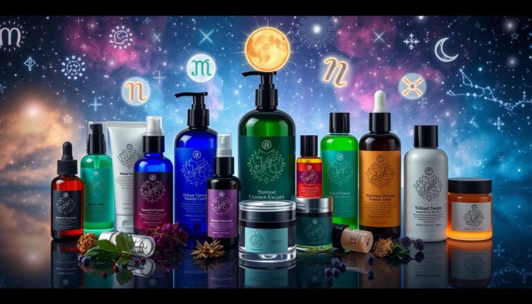 Skincare routine by zodiac sign