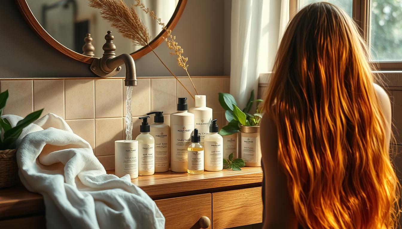 Stronger healthier hair routine